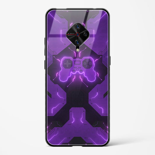 Violet Vortex - Vivo S1 Pro Glass Gripper Case