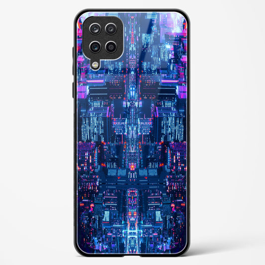 City Glitch - Samsung Galaxy A42 Glass Gripper Case