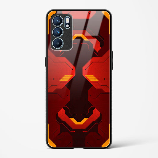 Flame Fusion - Oppo Reno 6 Pro 5G Glass Gripper Case