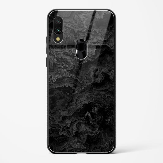 Charcoal Veil - Redmi Note 7 Pro Glass Gripper Case