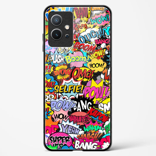 comic madness - Vivo T1 5G Glass Gripper Case