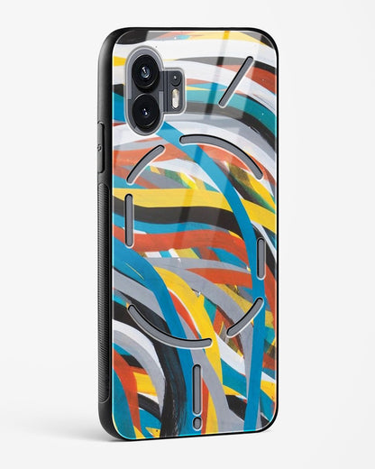 colorful stroke pattern - Nothing Phone 2 Glass Gripper Case