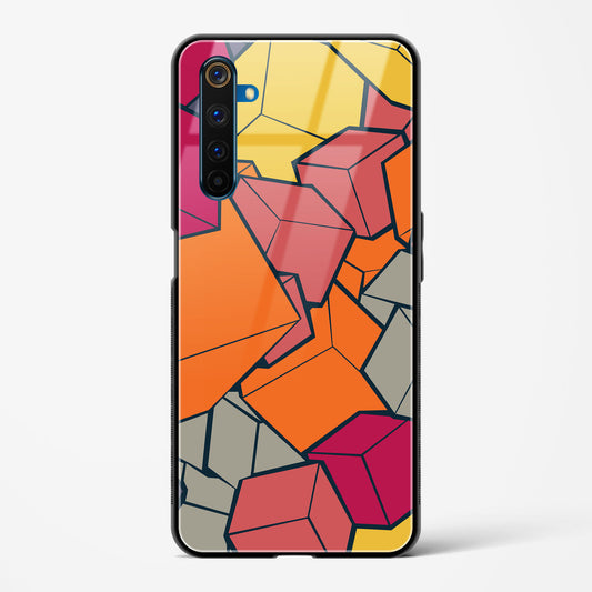 Cubic Blast - Realme 6 Pro Glass Gripper Case