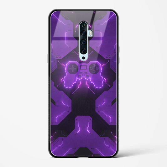 Violet Vortex - Oppo Reno 2F Glass Gripper Case