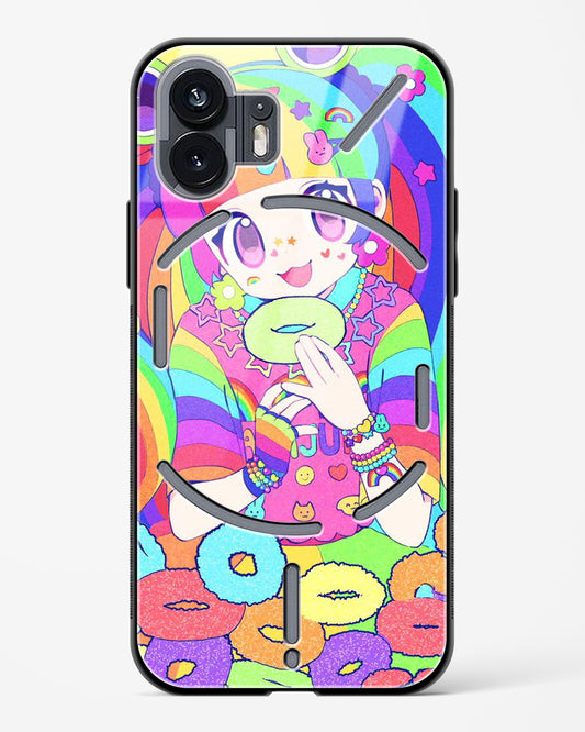 Kawaii Girl Art - Nothing Phone 2 Glass Gripper Case