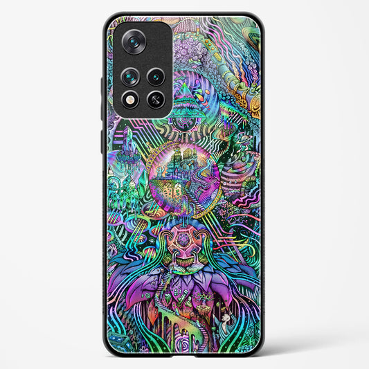 Trippy Galaxy  - Xiaomi 11i 5G Glass Gripper Case