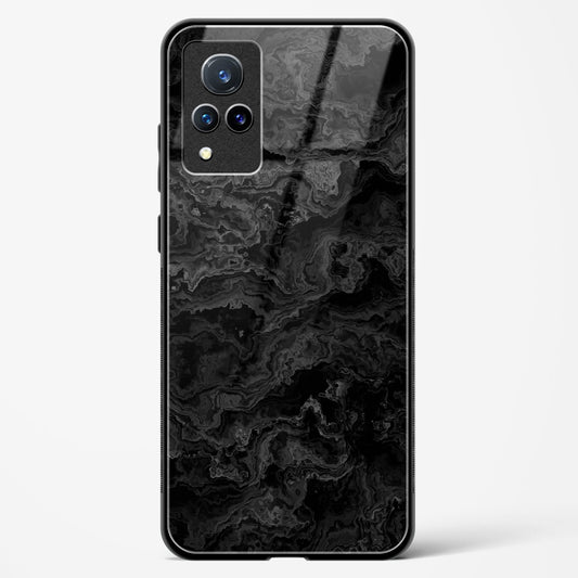 Charcoal Veil - Vivo V21 Glass Gripper Case