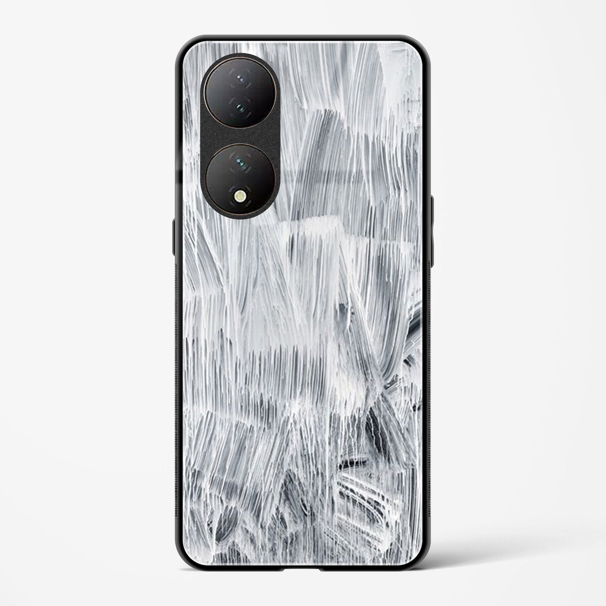 white paint - Vivo Y100 5G Glass Gripper Case