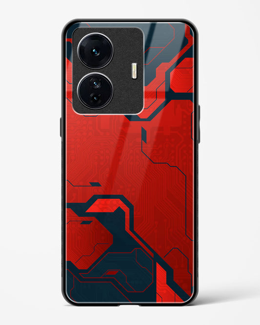 Sanguine Surge - Vivo iQOO Z6 Pro 5G Glass Gripper Case