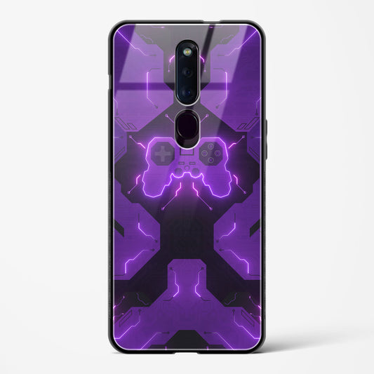 Violet Vortex - Oppo F11 Pro Glass Gripper Case