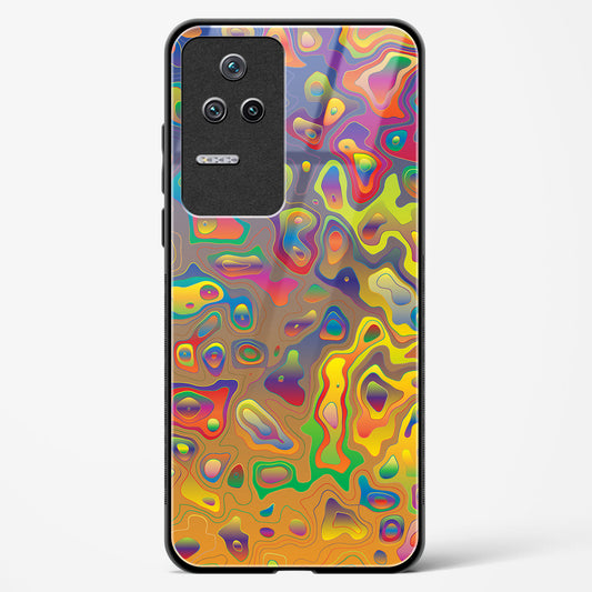 Contour Map - Redmi K40S Glass Gripper Case