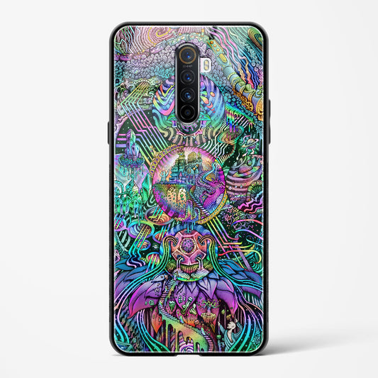 Trippy Galaxy  - Realme X2 Pro Glass Gripper Case