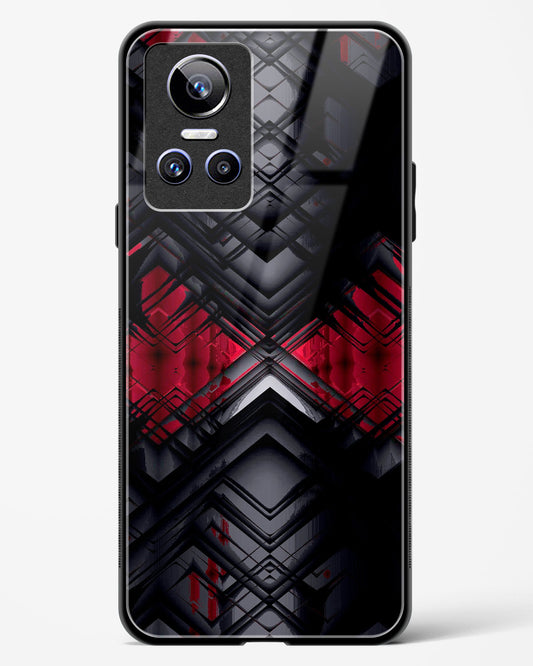 Red Eclipse - Realme GT Neo 3 Glass Gripper Case