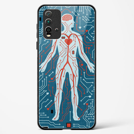 Cyber Med - Redmi 9 Prime Glass Gripper Case