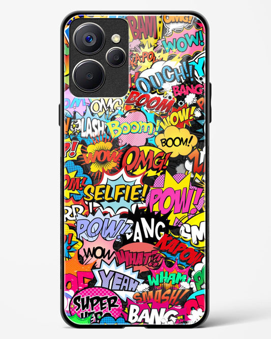 Comic Madness - Realme 9i 5G Glass Gripper Case