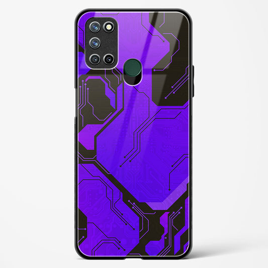 Purple Pulse - Realme 7i Glass Gripper Case