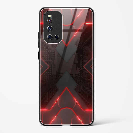 Red Horizon - Vivo V19 Glass Gripper Case