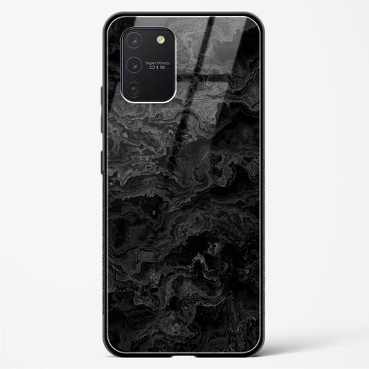 Charcoal Veil - Samsung Galaxy A91 Glass Gripper Case