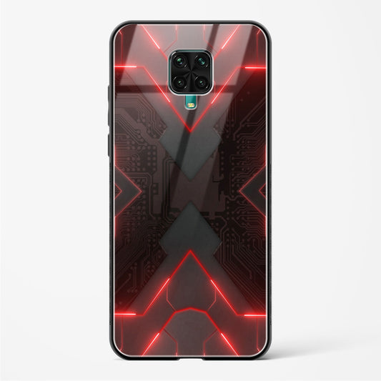 Red Horizon - POCO M2 Pro Glass Gripper Case