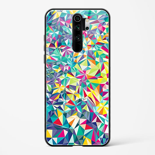 colorful geometric abstract - Redmi Note 8 Pro Glass Gripper Case