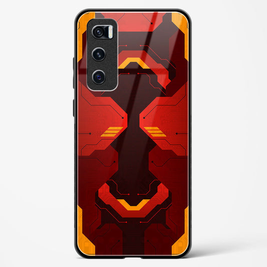 Flame Fusion - Vivo V20 SE Glass Gripper Case