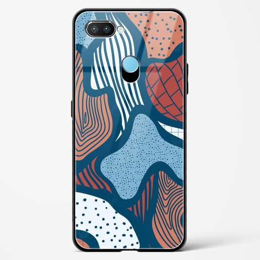 Doodle Waves - Realme 2 Glass Gripper Case