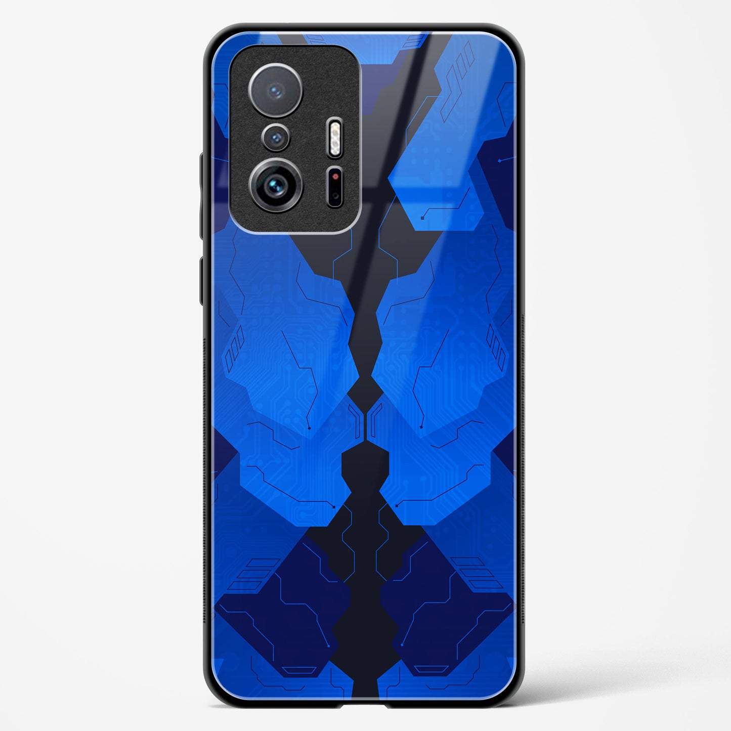 Blue Blitz - Xiaomi 11T Pro 5G Glass Gripper Case