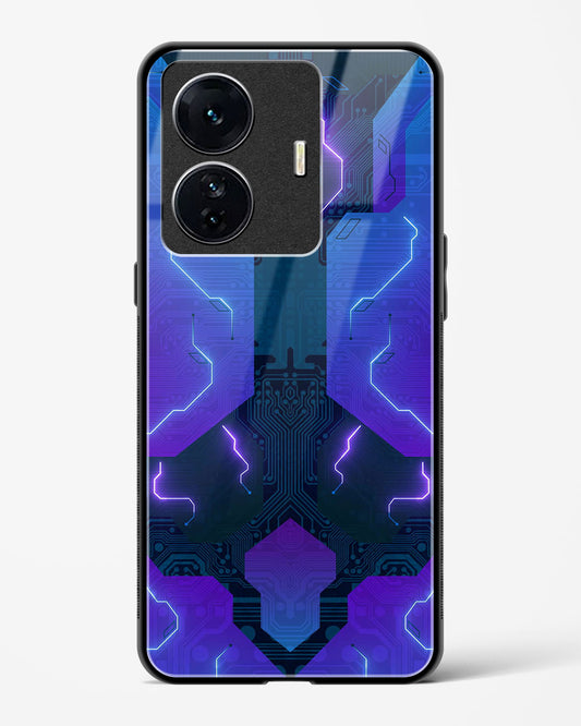 Electric Blueburst - Vivo iQOO Z6 Pro 5G Glass Gripper Case