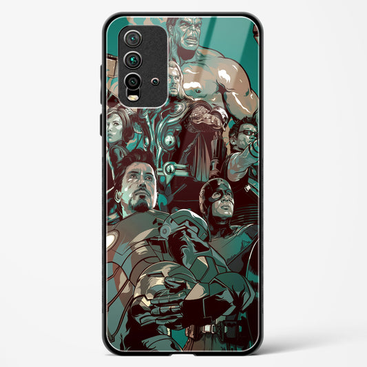 Unity Champions - Redmi 9 Prime Glass Gripper Case