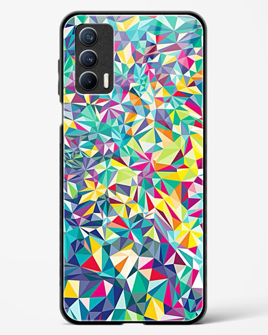 colorful geometric abstract - Realme X7 Glass Gripper Case