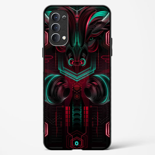 cyber bull - Oppo Reno 4 Glass Gripper Case