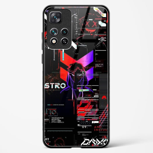 Cyber Boy Red - Xiaomi 11i Hypercharge 5G Glass Gripper Case