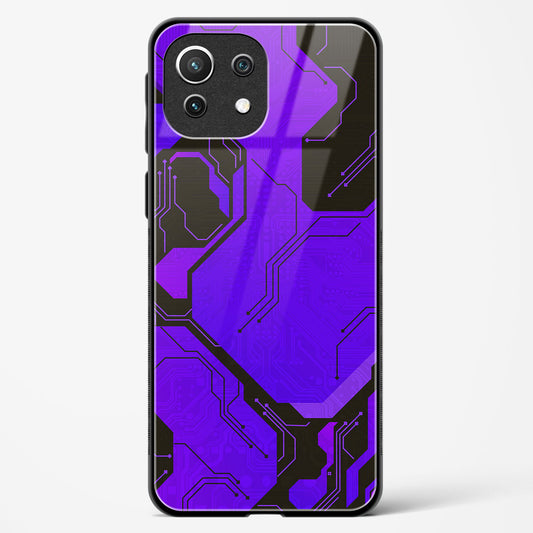 Purple Pulse - Xiaomi 11 Lite NE 5G Glass Gripper Case