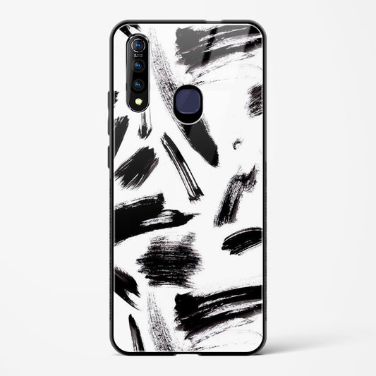 Ink Marks - Vivo Z1 Pro Glass Gripper Case