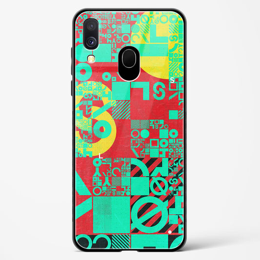 Orient Abstract - Samsung Galaxy A40 Glass Gripper Case