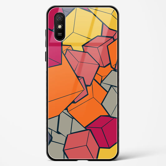 Cubic Blast - Redmi 9A Glass Gripper Case