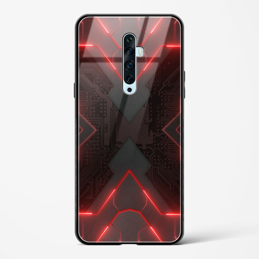 Red Horizon - Oppo Reno 2F Glass Gripper Case