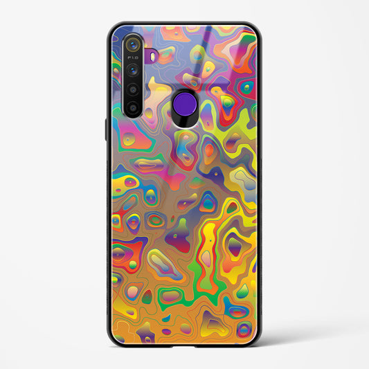 Contour Map - Realme 5s Glass Gripper Case