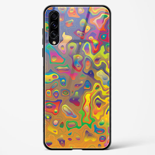 Contour Map - Samsung Galaxy A30S Glass Gripper Case