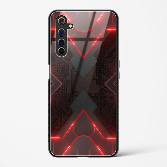 Red Horizon - Realme 6i Glass Gripper Case