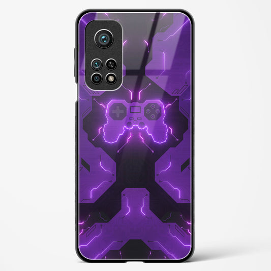 Violet Vortex - Mi 10T Pro Glass Gripper Case