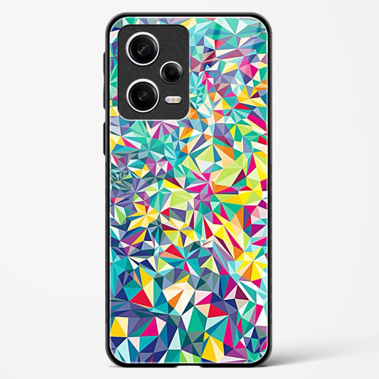 colorful geometric abstract - Redmi Note 12 5G Glass Gripper Case