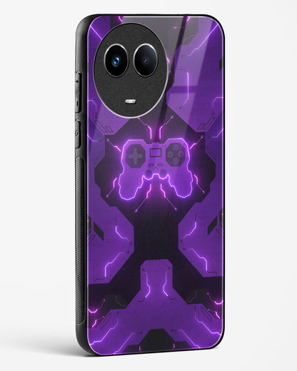 Violet Vortex - Realme 11 5G Glass Gripper Case