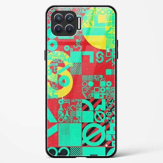 Orient Abstract - Oppo Reno 4F Glass Gripper Case