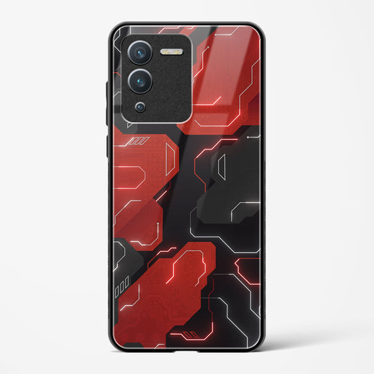 Gaming Rouge - Vivo V25 Pro Glass Gripper Case