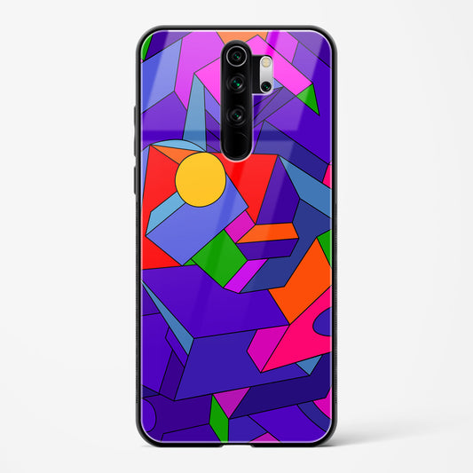 Geometric Chroma  - Redmi Note 8 Pro Glass Gripper Case