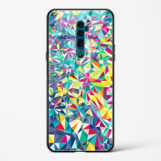 colorful geometric abstract - Oppo Reno 10X Zoom Glass Gripper Case