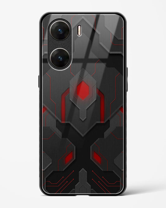 Obsidian Inferno - Vivo V29e Glass Gripper Case