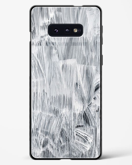 White Paint - Samsung Galaxy S10e Glass Gripper Case