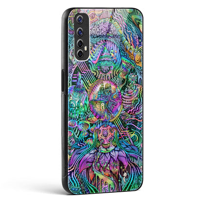 Trippy Galaxy  - Realme Narzo 20 Pro Glass Gripper Case